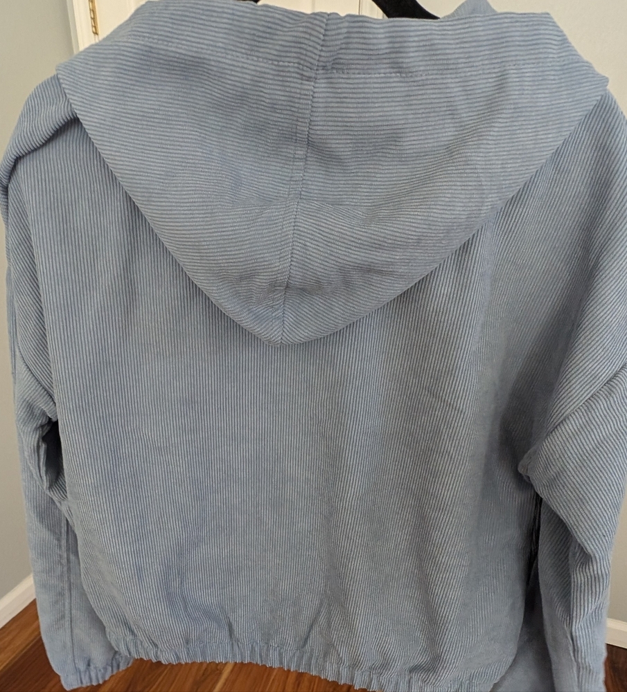 Blu Pepper Corduroy Hooded Zip up Jacket Size Large Nwt ❤️ - Picture 11 of 11
